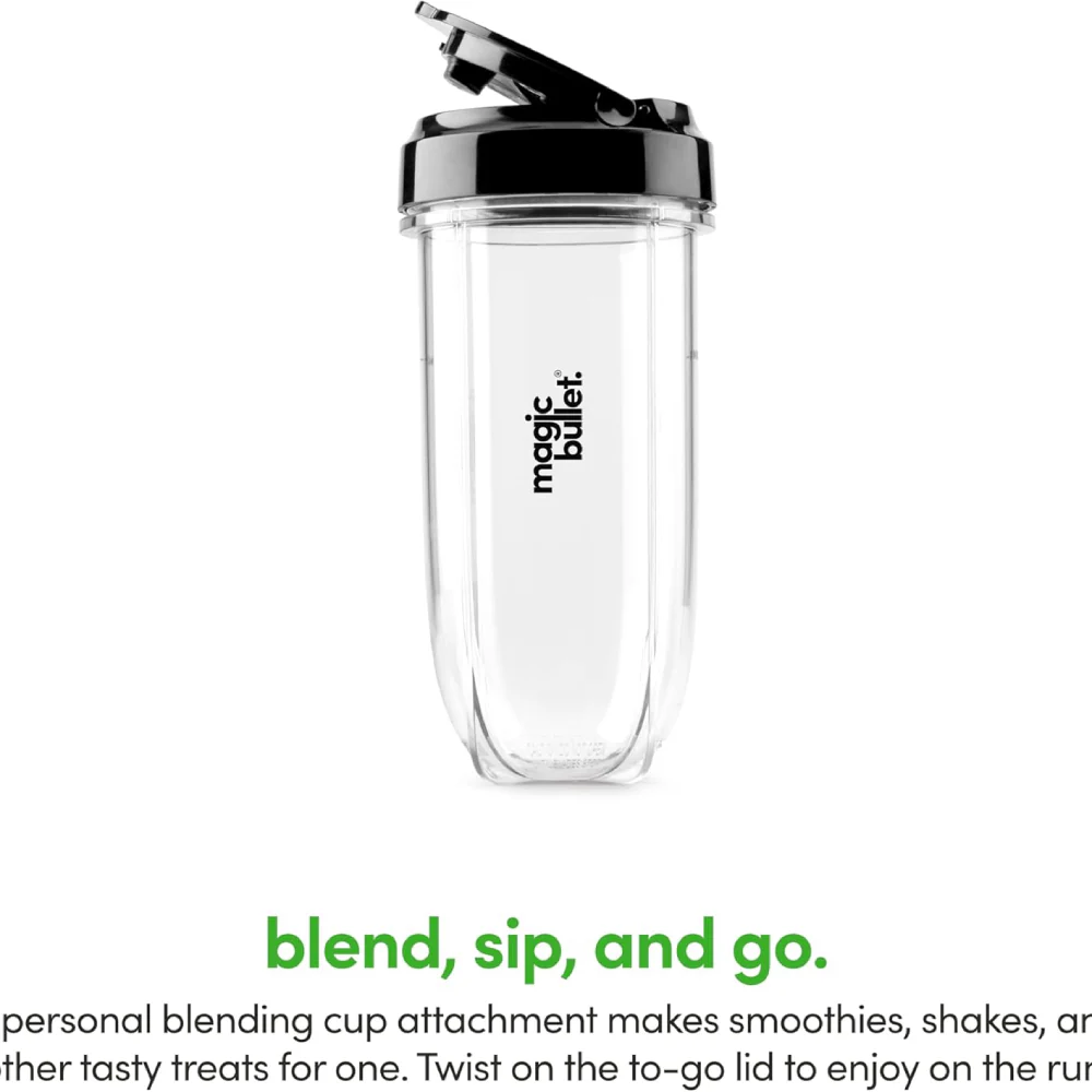 Magic Bullet MBF50200 48 oz Countertop Blender with Travel Cup and Lid - Black - Image 4
