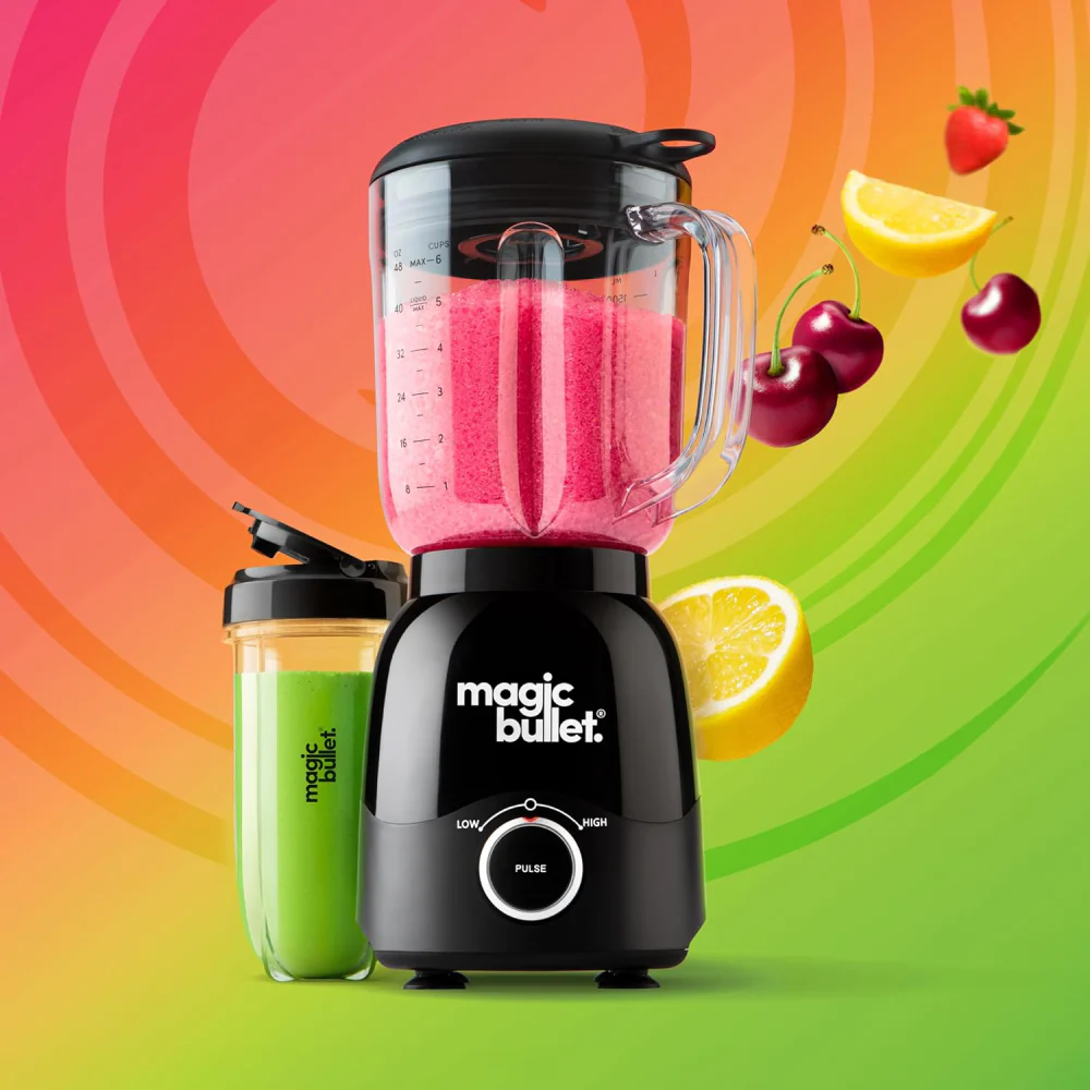 Magic Bullet MBF50200 48 oz Countertop Blender with Travel Cup and Lid - Black - Image 5
