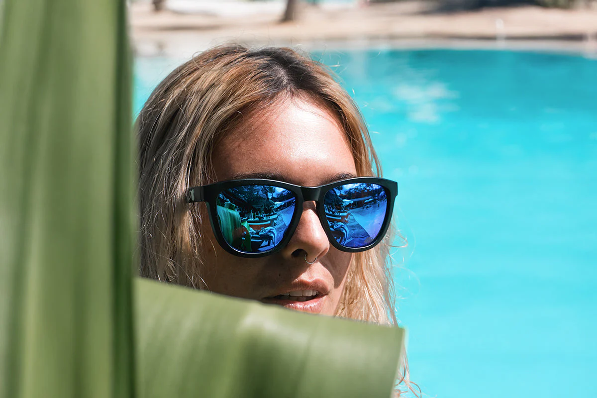 Matte Black - Electric Blue Lens Polarized - Essentials - Image 5