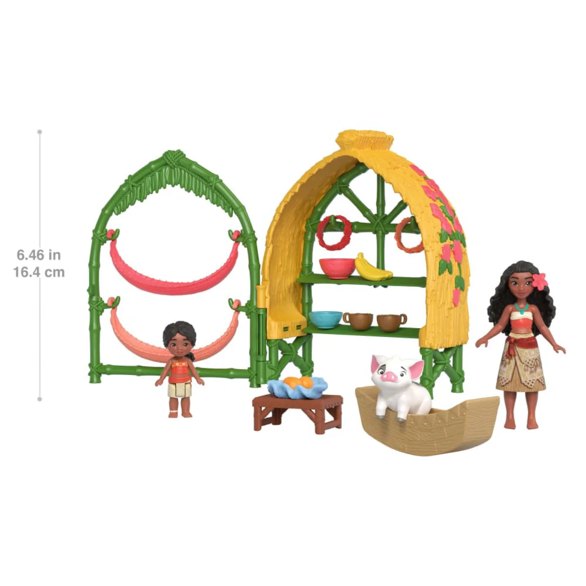 Mattel Disney Moana 2 Village Home Playset with 15 Accessories - Image 4