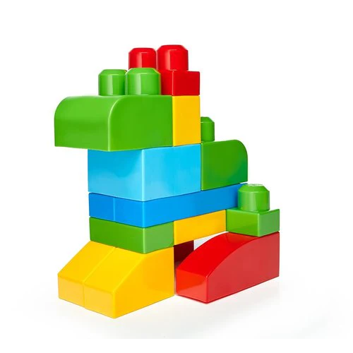 Mega Bloks First Builders Big Building Bag 80-Piece Classic Building Set - Blue - Image 4