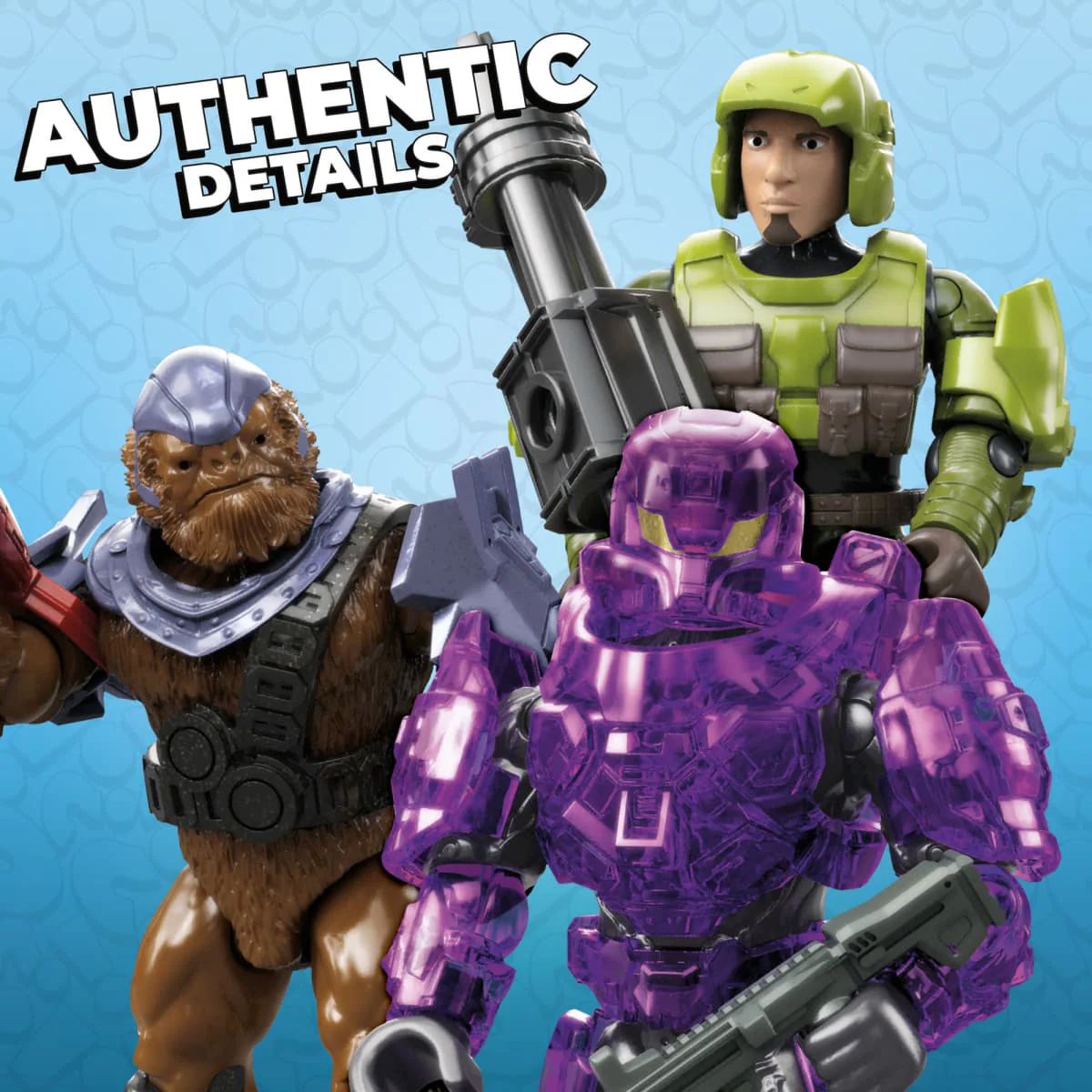 Mega Halo Universe Collection Series Micro Action Figure Building Toy - Assortment - Image 2