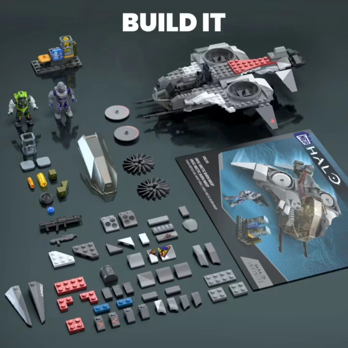 Mega Halo UNSC Arctic Burn Wasp Building Toy Set (342 Pieces) - Image 3