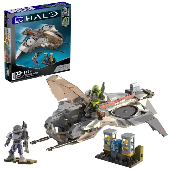 Mega Halo UNSC Arctic Burn Wasp Building Toy Set (342 Pieces) - Image 6