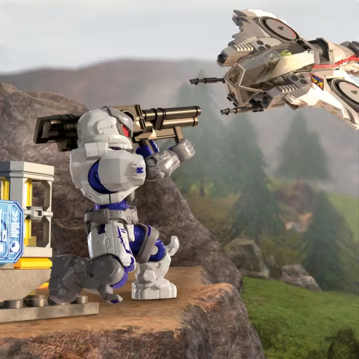 Mega Halo UNSC Arctic Burn Wasp Building Toy Set (342 Pieces) - Image 7