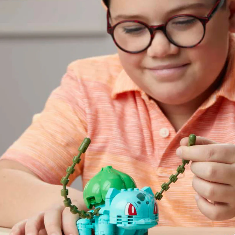 Mega PokÃƒÂ©mon Bulbasaur Building Toy Set (175-Pieces) - Blue/Green - Image 5