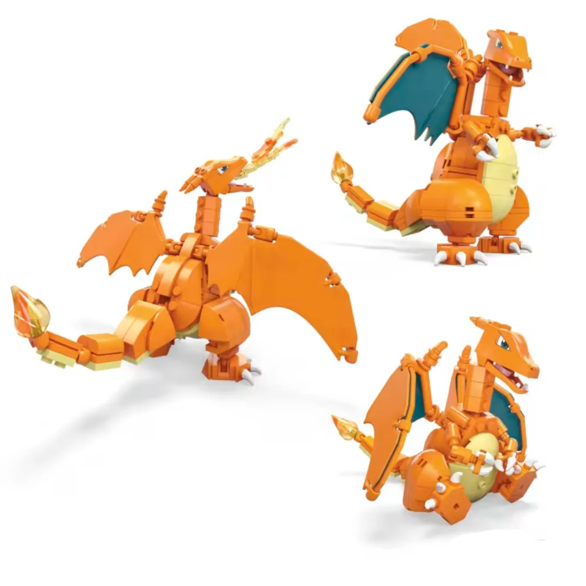 Mega PokÃƒÂ©mon Charizard Building Toy Set (222 Pieces) - Orange - Image 2
