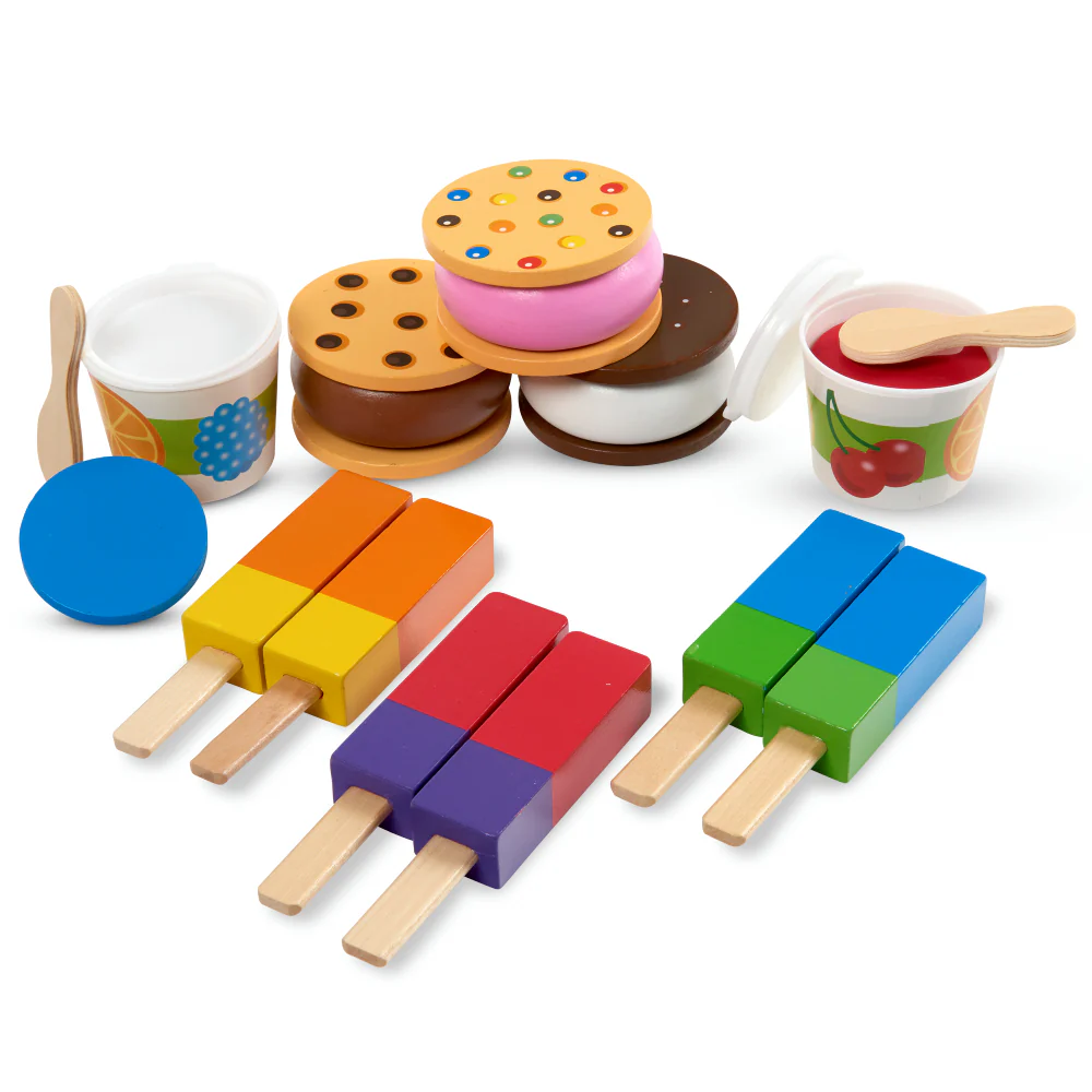 Melissa and Doug Frozen Treats Play Set (24-Piece) - Image 2