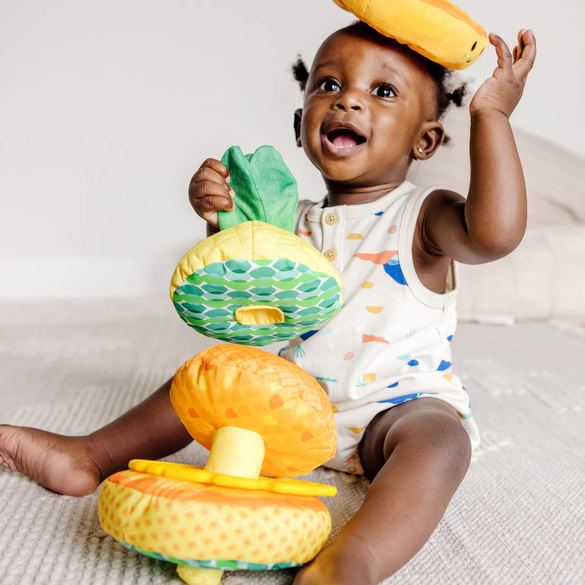 Melissa and Doug Pineapple Soft Stacker - Image 4