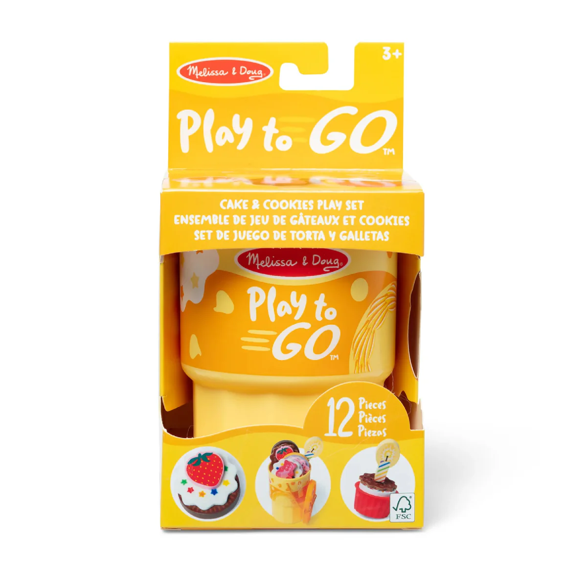 Melissa and Doug Play to Go Cake & Cookies Play Set (12 Piece) - Image 3