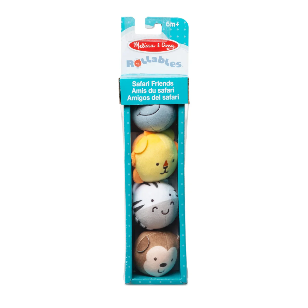 Melissa and Doug Rollables Safari Friends (4 Pieces) - Image 3