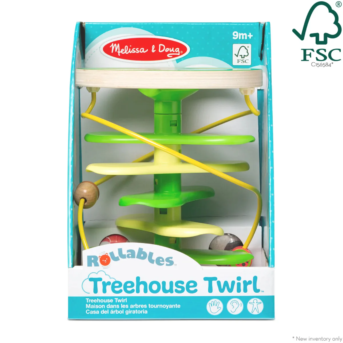 Melissa and Doug Rollables Treehouse Twirl (3 Pieces) - Image 3