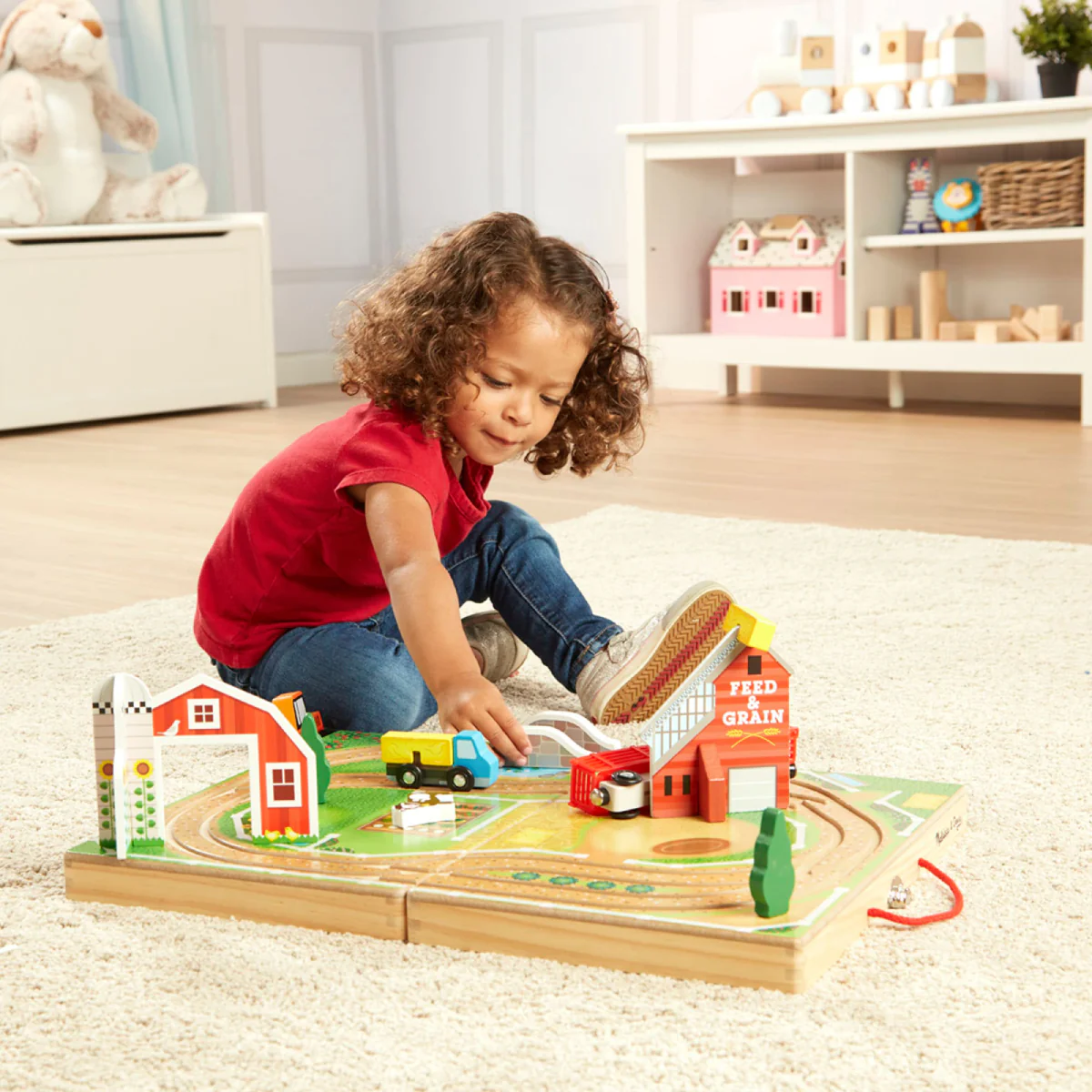 Melissa and Doug Take-Along Farm (17 Pieces) - Image 5
