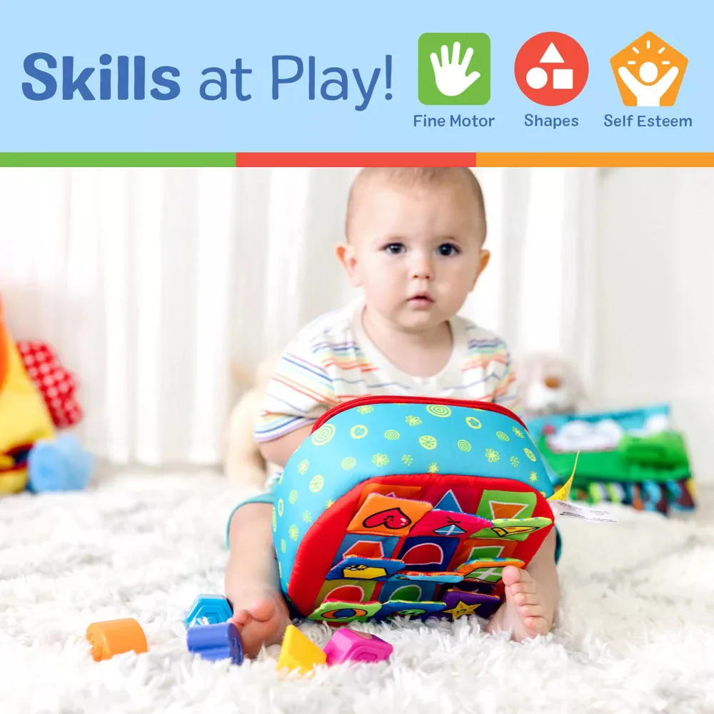 Melissa and Doug Take-Along Shape Sorter (10-Piece) - Image 4