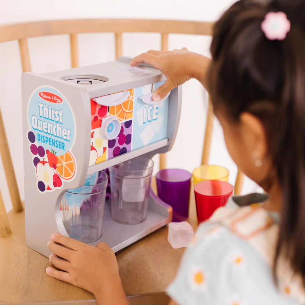 Melissa and Doug Thirst Quencher Dispenser (12-Piece) - Image 3