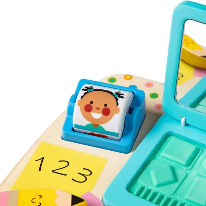 Melissa and Doug Wooden Work and Play Desktop Activity Board Set - Image 2