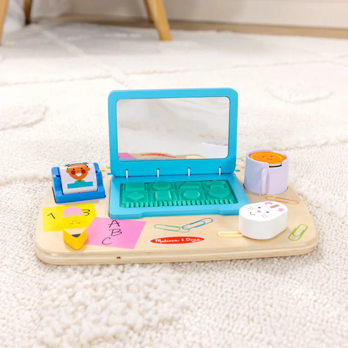 Melissa and Doug Wooden Work and Play Desktop Activity Board Set - Image 5