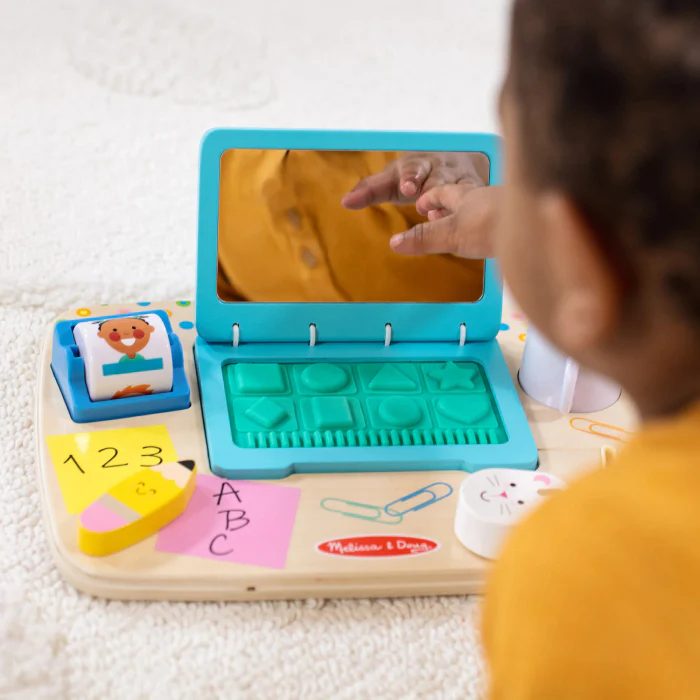 Melissa and Doug Wooden Work and Play Desktop Activity Board Set - Image 6
