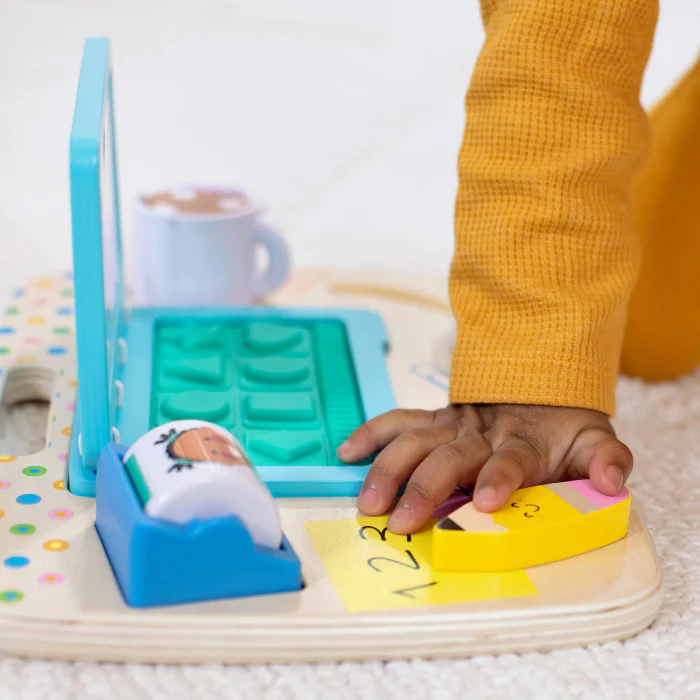 Melissa and Doug Wooden Work and Play Desktop Activity Board Set - Image 7