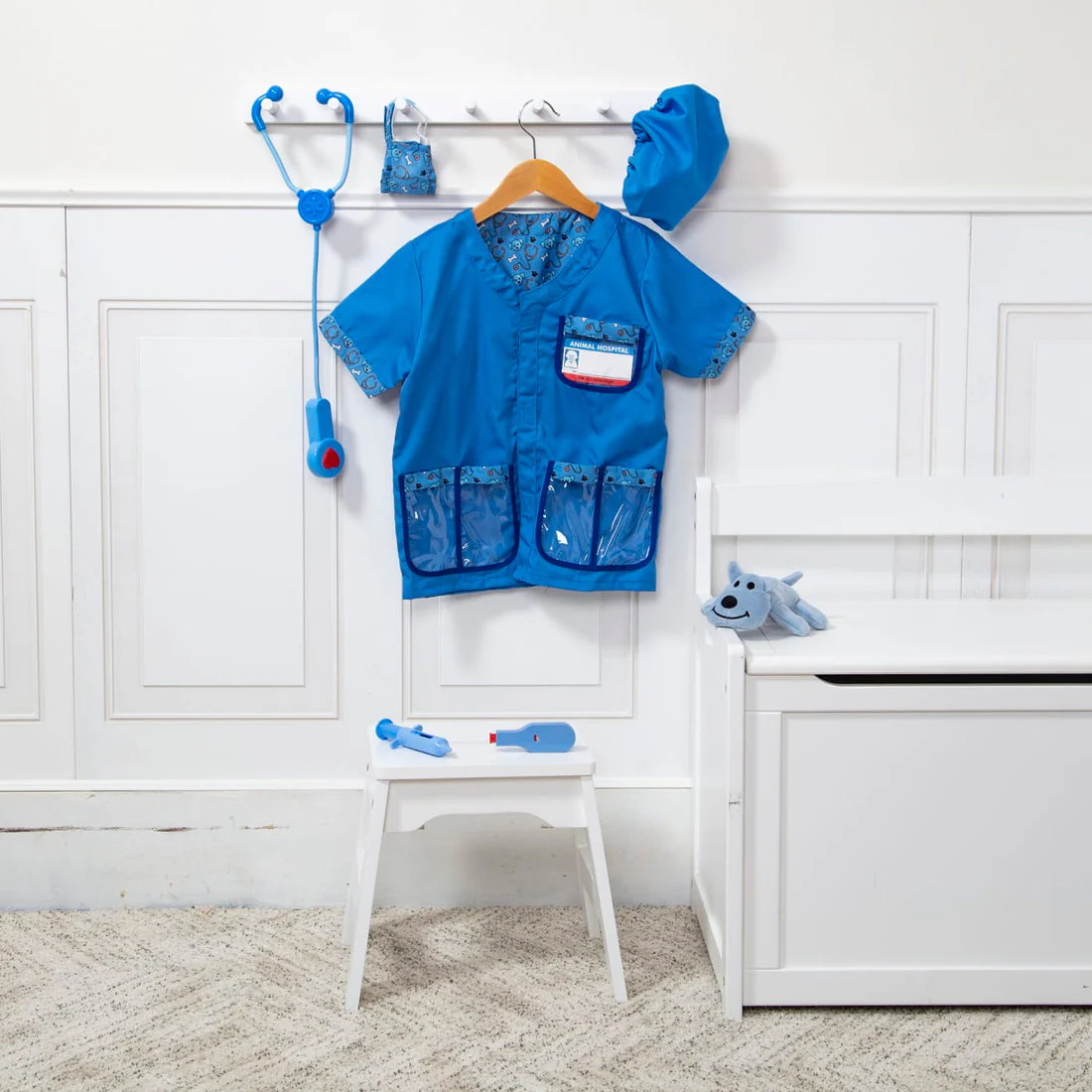 Melissa & Doug Kids Veterinarian Role Play Costume Set - Image 4