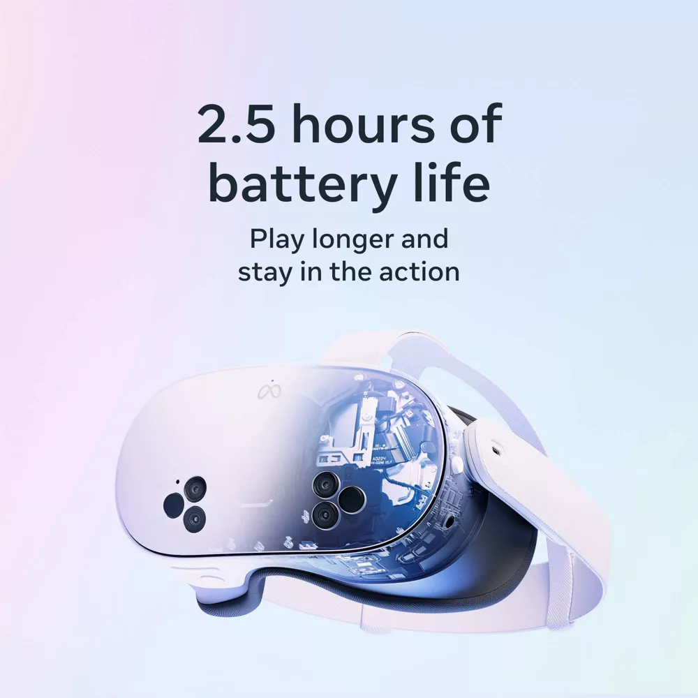 Meta Quest 3S 256GB | VR Headset — Thirty-Three Percent More Memory — 2X Graphical Processing Power — Virtual Reality Without Wires — Access to 40+ Games with a 3-Month Trial of Meta Horizon+ Included - Image 2
