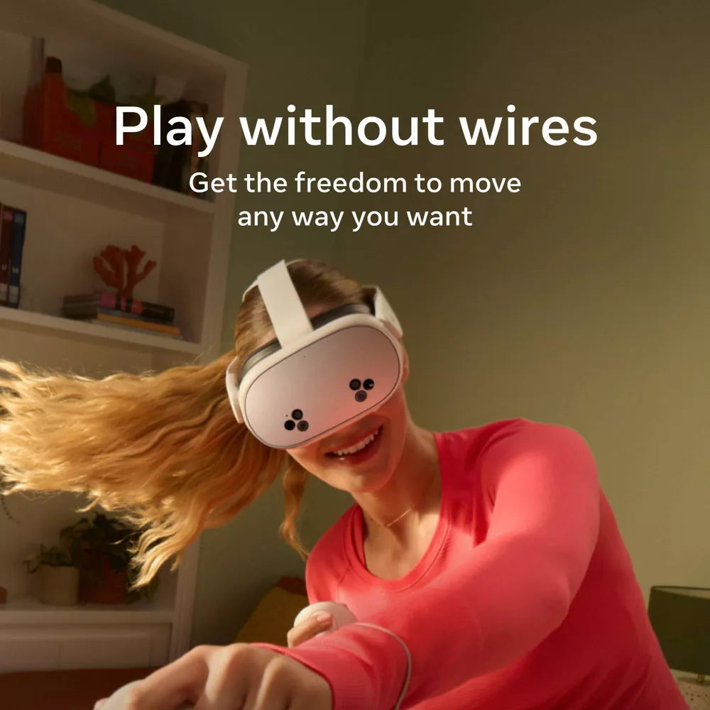 Meta Quest 3S 256GB | VR Headset — Thirty-Three Percent More Memory — 2X Graphical Processing Power — Virtual Reality Without Wires — Access to 40+ Games with a 3-Month Trial of Meta Horizon+ Included - Image 3