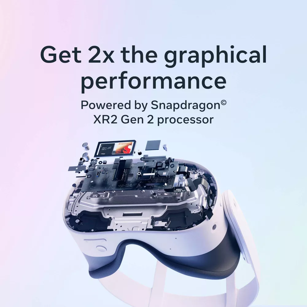 Meta Quest 3S 256GB | VR Headset — Thirty-Three Percent More Memory — 2X Graphical Processing Power — Virtual Reality Without Wires — Access to 40+ Games with a 3-Month Trial of Meta Horizon+ Included - Image 4