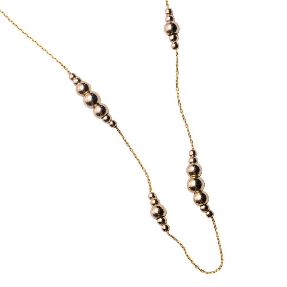 Metal Alchemist Round Alchemy Beaded Lasso Necklace