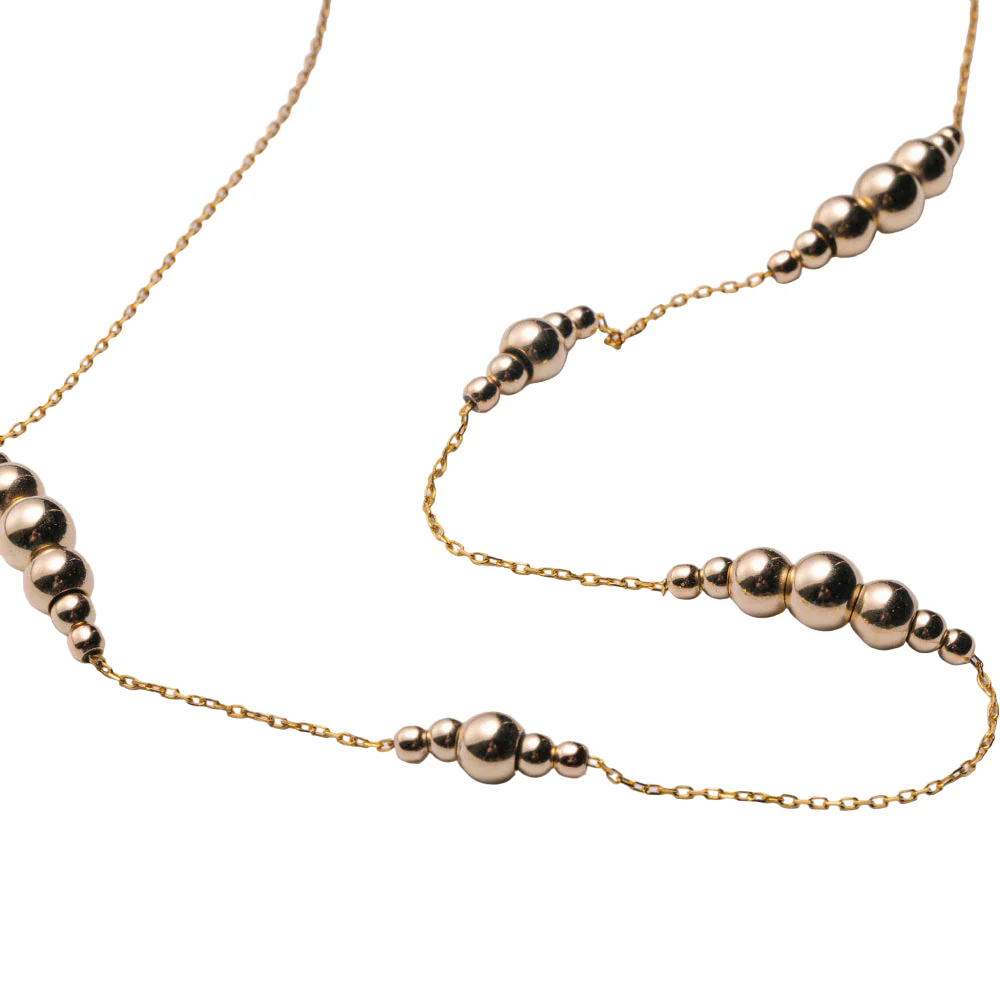 Metal Alchemist Round Alchemy Beaded Lasso Necklace - Image 2