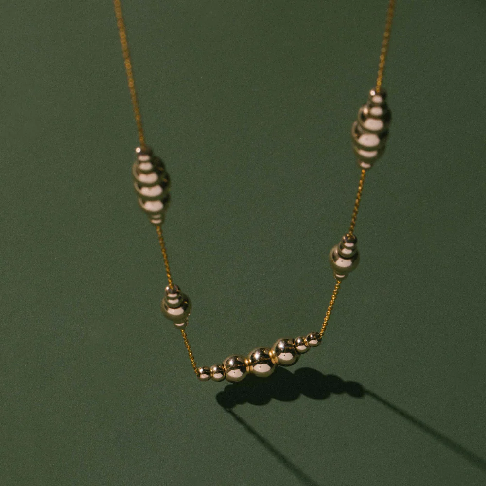 Metal Alchemist Round Alchemy Beaded Lasso Necklace - Image 3
