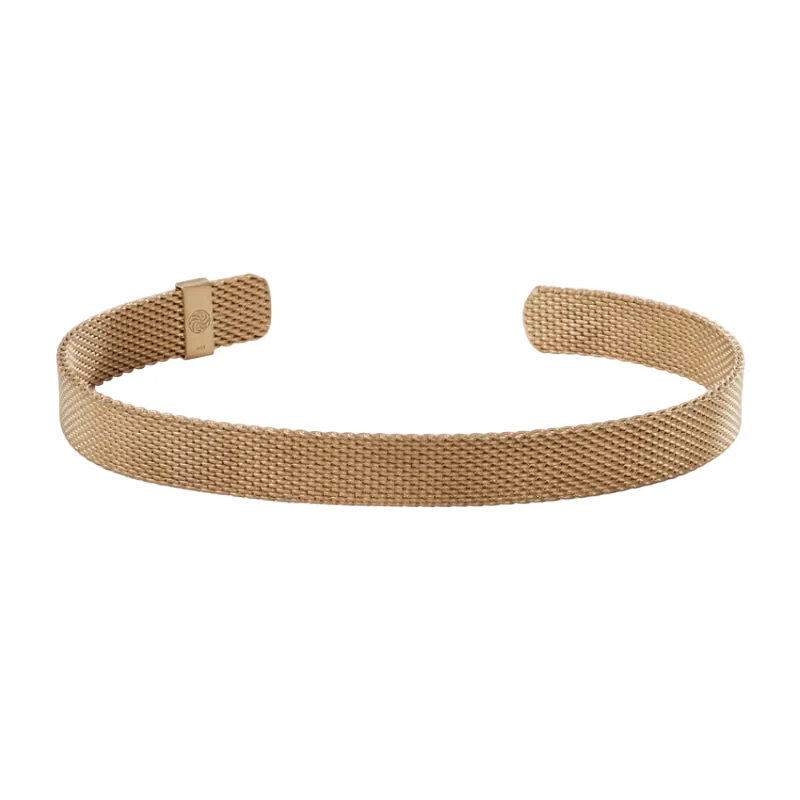 Metal Alchemist Woven Armor Cuff Bracelet