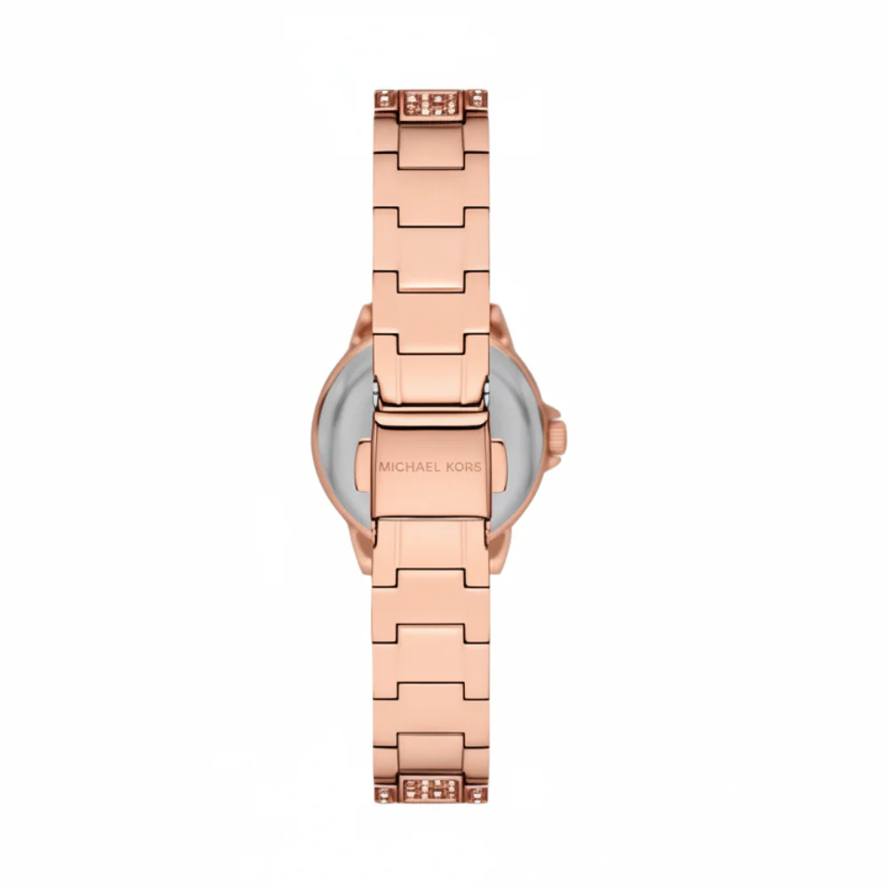 Michael Kors Petite Camille Women's 26mm Rose Gold Analog Bracelet Watch - Pink Dial - Image 4