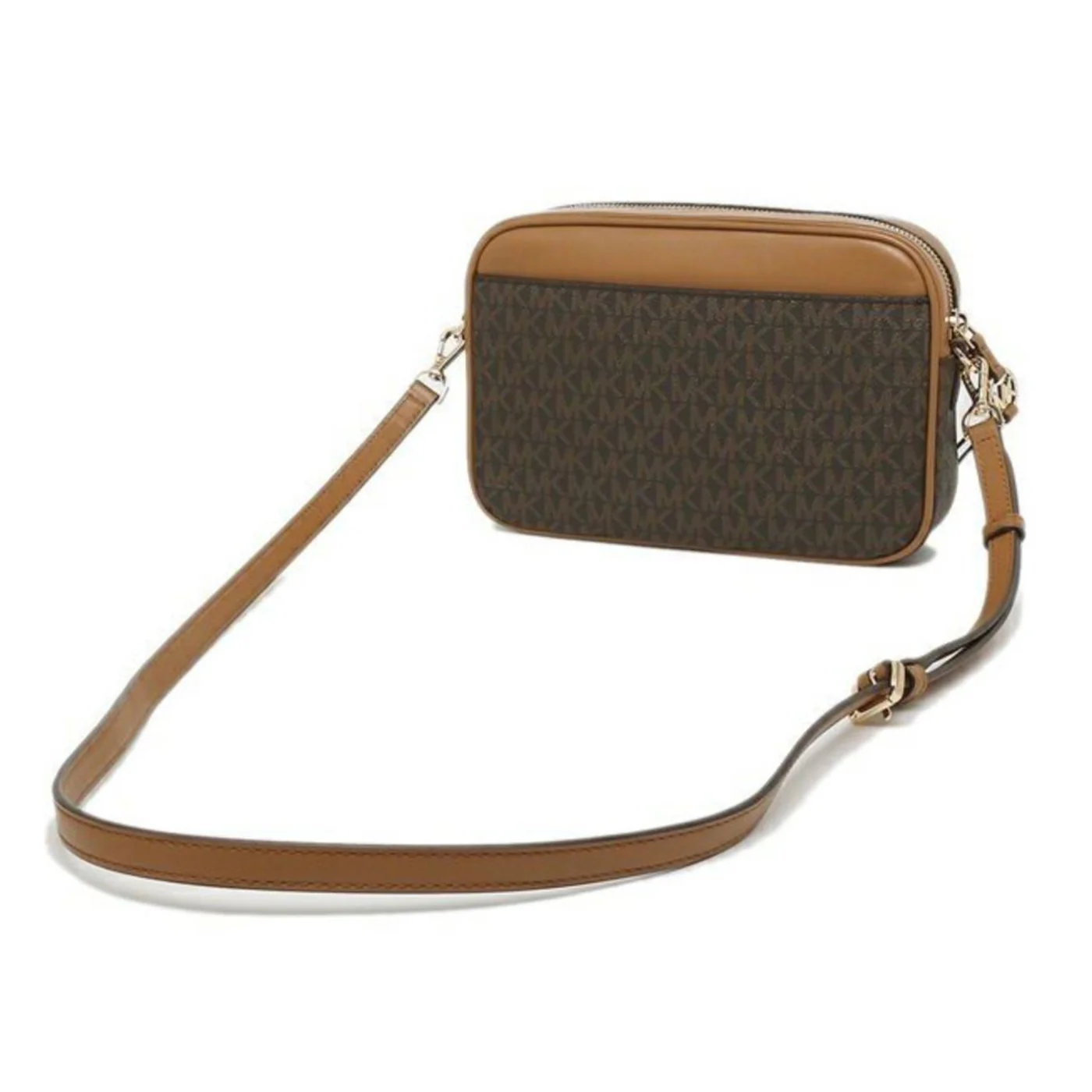 Michael Kors Jet Set Charm Large Camera Crossbody Bag - Brown/Acorn - Image 3