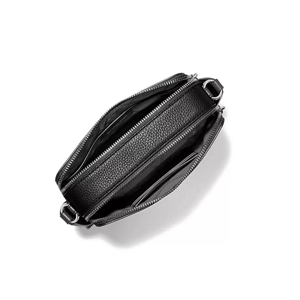 Michael Kors Jet Set Small Double-Zip Camera Bag - Black - Image 3