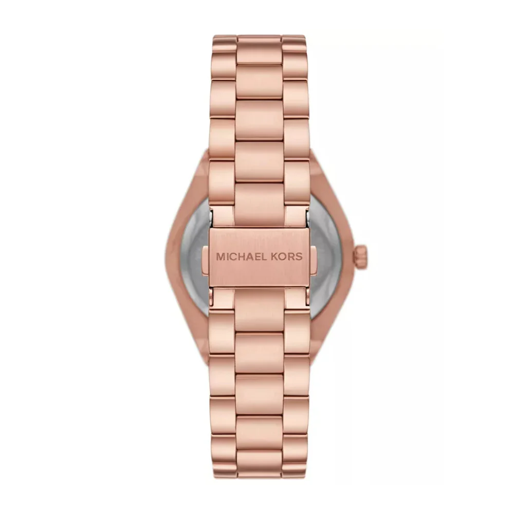 Michael Kors Lennox Women's 37mm Bracelet Watch - Rose Gold - Image 3