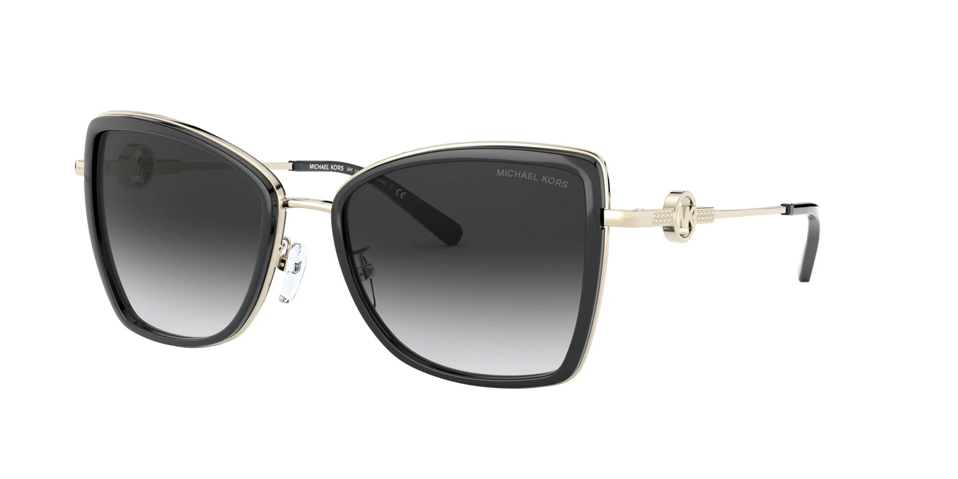 Michael Kors MK1067B - Corsica Woman Sunglasses  - Grey/Black - Image 2
