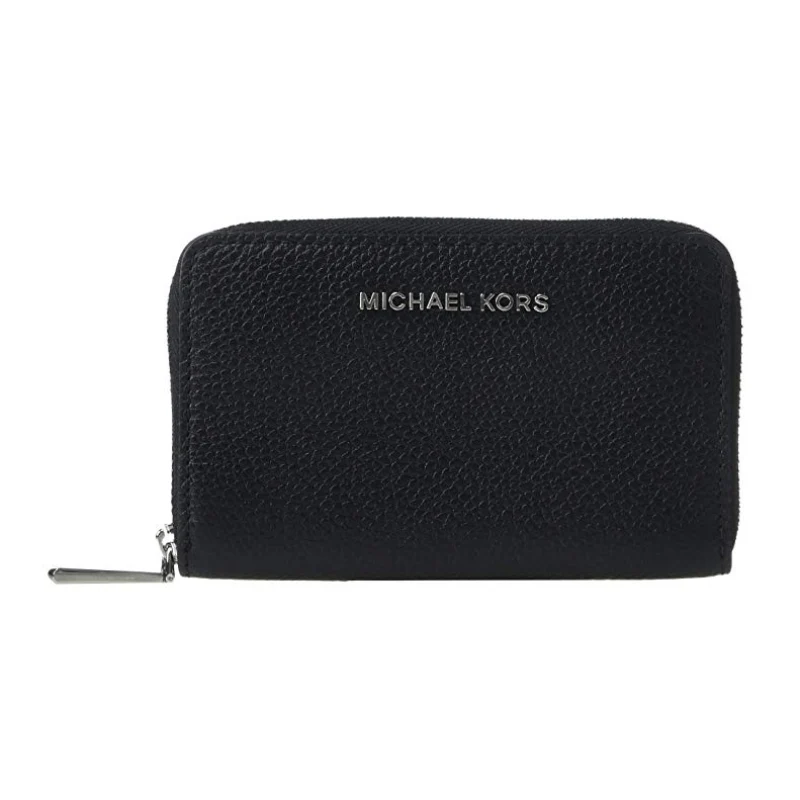 Michael Kors Small Pebbled Leather Wallet - Black - Image 2