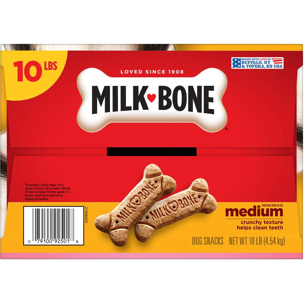 Milk-Bone Original Dog Treats - For Dog - Bone - Meat Flavor - 10 lb - Image 2