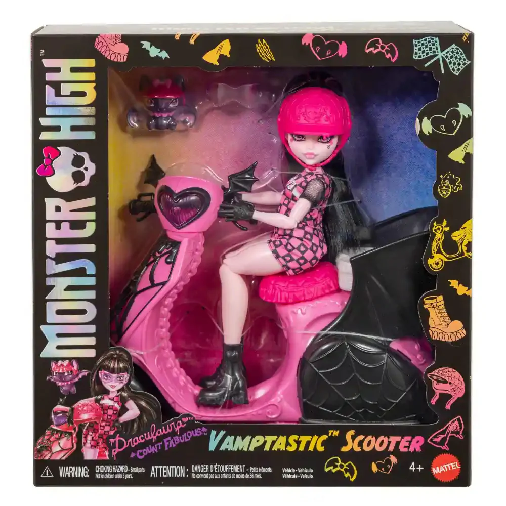 Monster High Draculaura Vamptastic Doll - Pink - Image 5