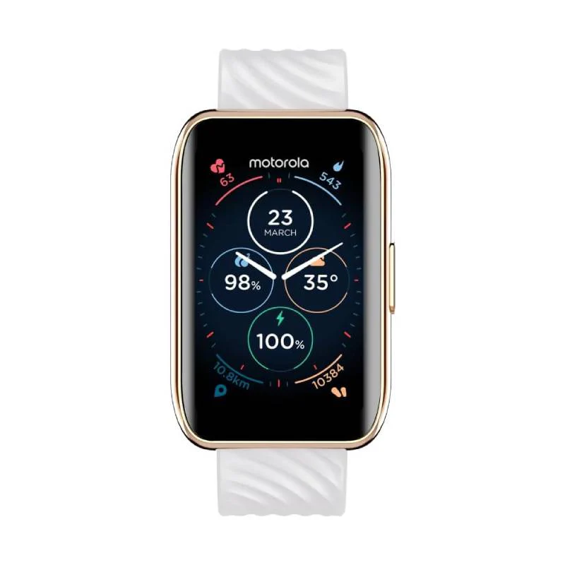 Motorola Moto 40 Zinc Alloy Case Smartwatch with Band - Image 4