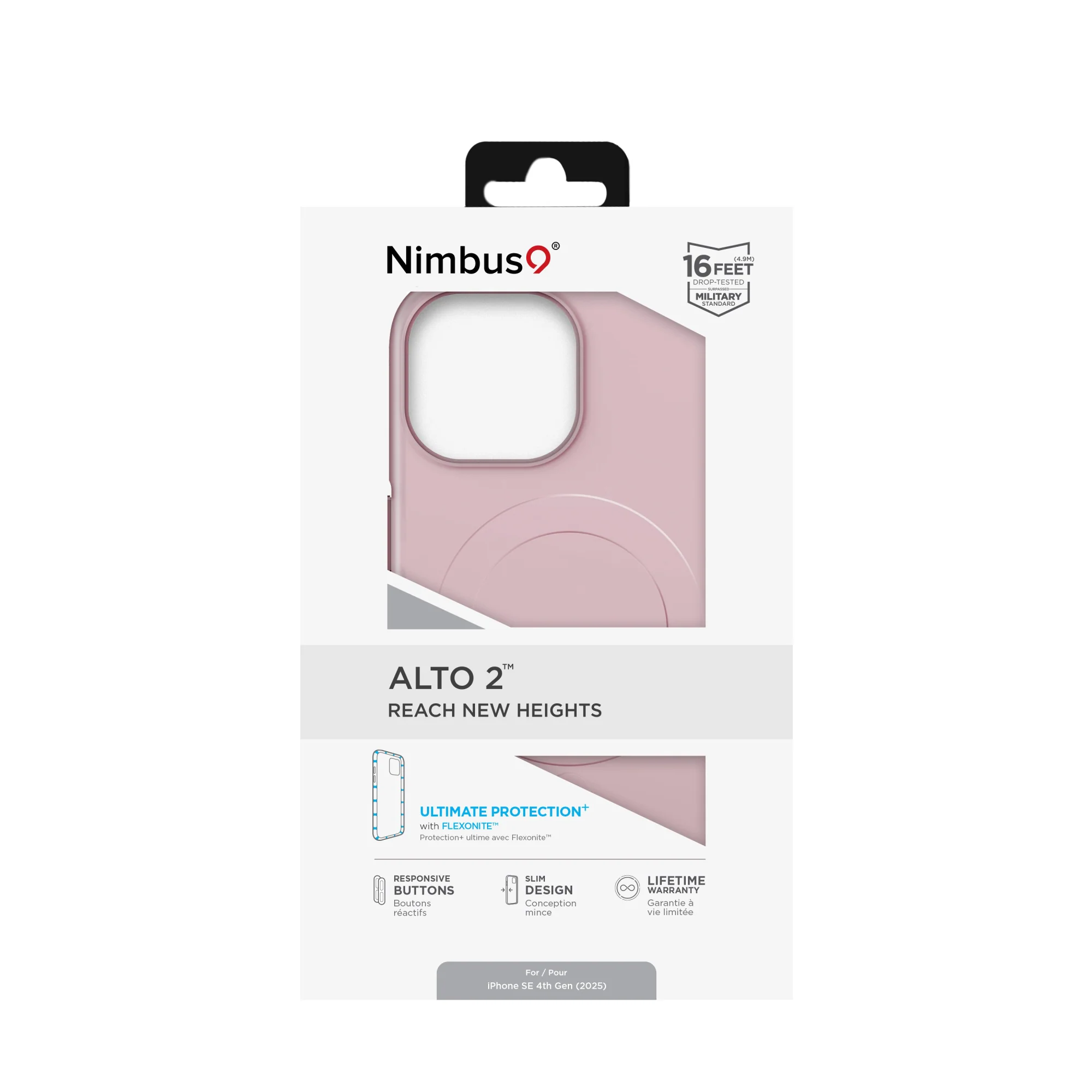 Nimbus9 Alto 2 Case for Apple iPhone 16e - Pink - Image 6