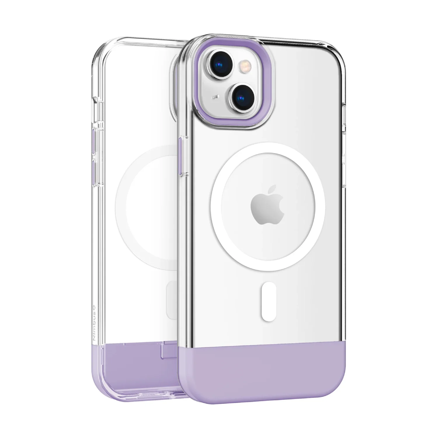Nimbus9 Ghost 3 MagSafe Case for iPhone 15 Plus - Clear/Purple - Image 4