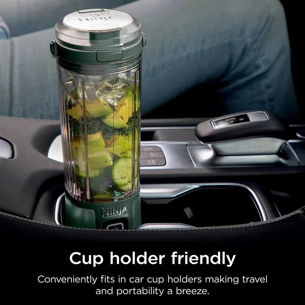Ninja Blast BC151EM 18 oz Blast Cordless Portable Blender with Leak-Proof Lid - Forest Green - Image 10