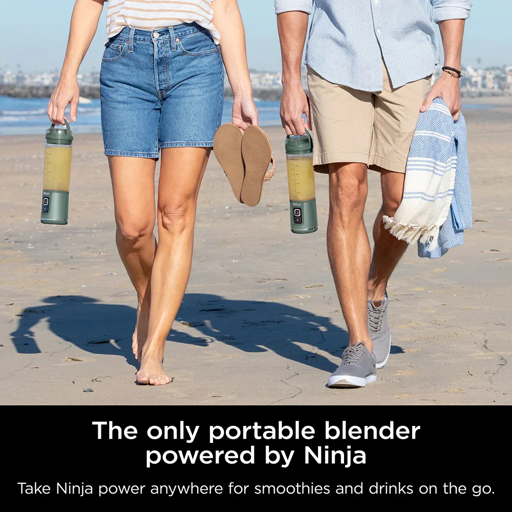 Ninja Blast BC151EM 18 oz Blast Cordless Portable Blender with Leak-Proof Lid - Forest Green - Image 8