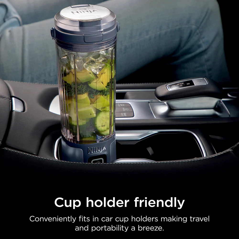 Ninja Blast BC151NV 18 oz Blast Cordless Portable Blender with Leak-Proof Lid - Denim Blue - Image 10