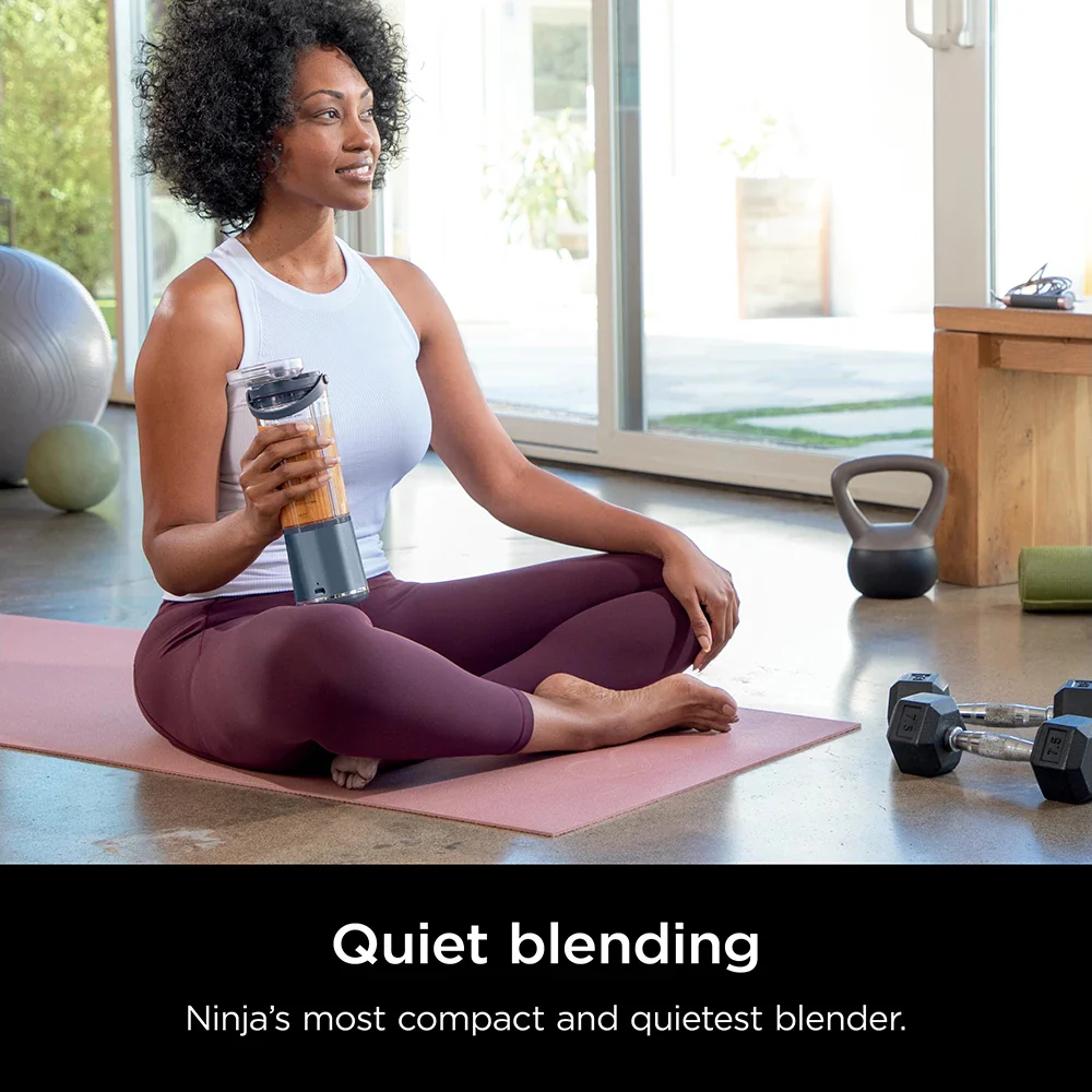 Ninja Blast BC151NV 18 oz Blast Cordless Portable Blender with Leak-Proof Lid - Denim Blue - Image 7