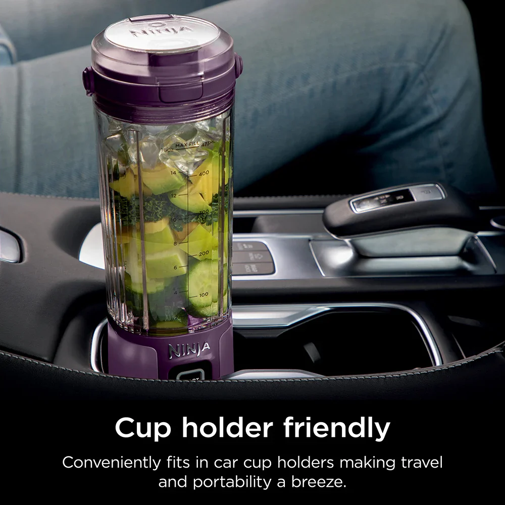 Ninja Blast BC151PR 18 oz Blast Cordless Portable Blender with Leak-Proof Lid - Passion Fruit Purple - Image 9
