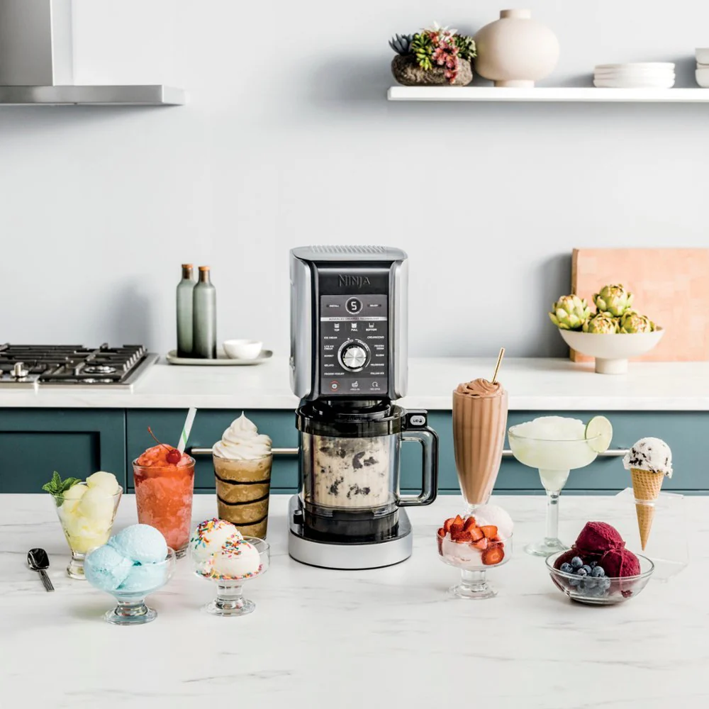 Ninja CREAMi Deluxe 11-in-1 Ice Cream and Frozen Treat Maker - Silver - Image 5