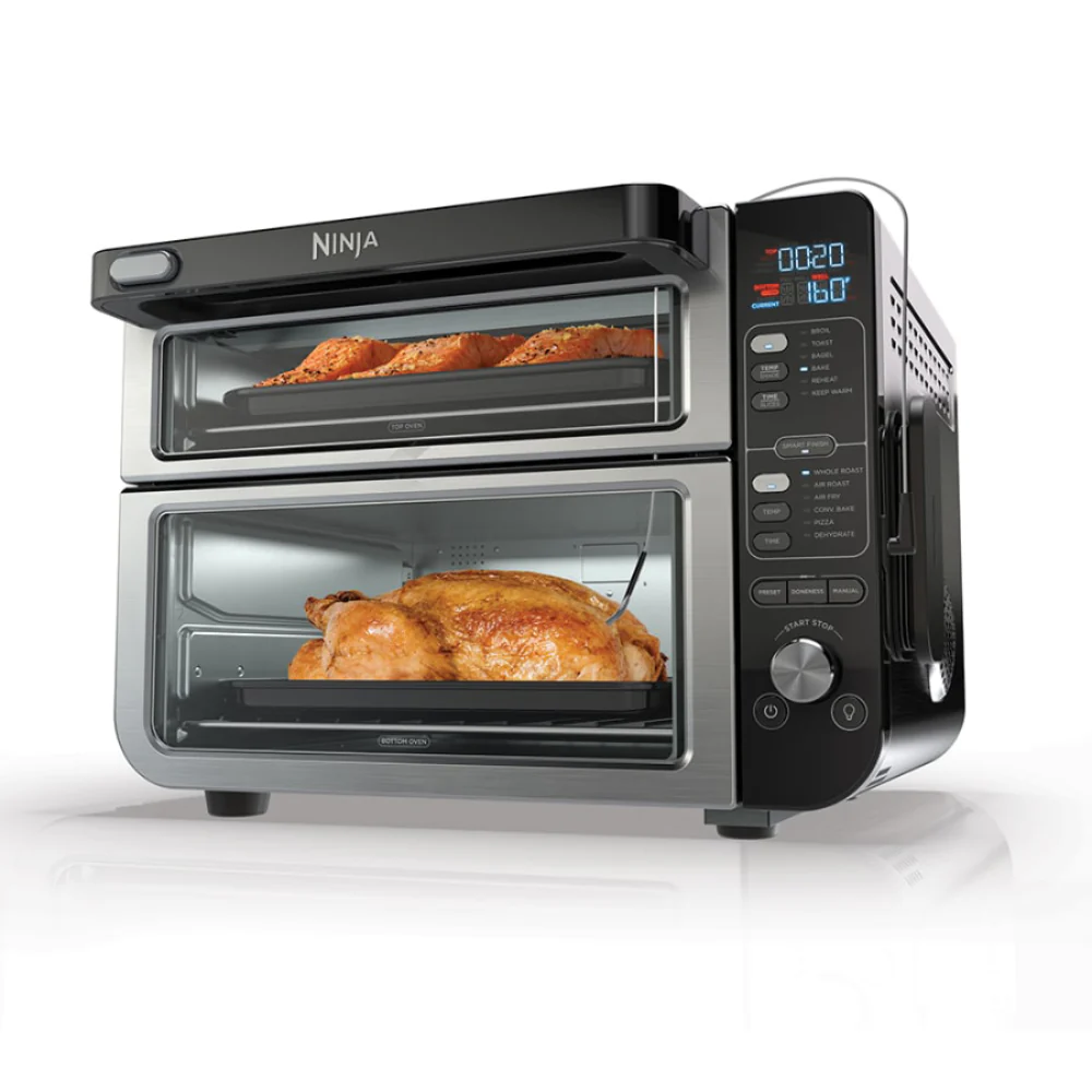 Ninja DCT451 12-in-1 Smart Double Oven - Silver/Black - Image 2