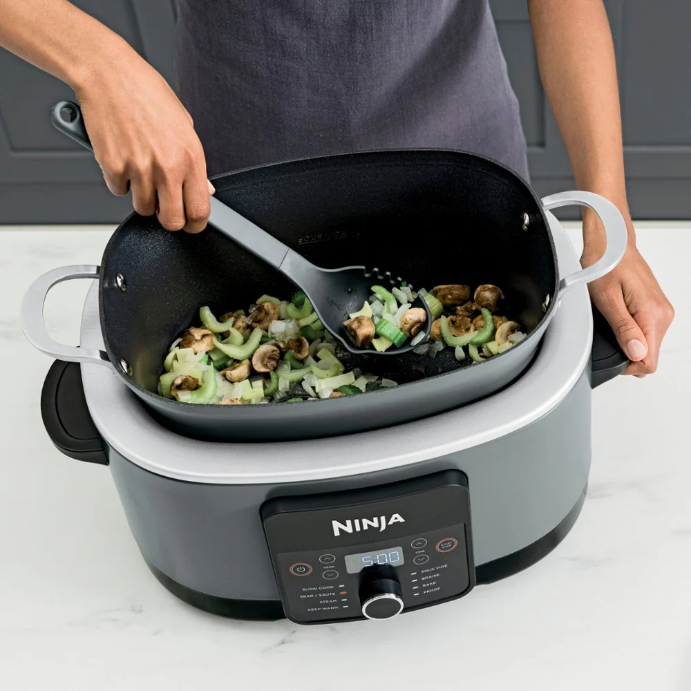 Ninja Foodi 8.5-Quart Possible Cooker Pro with Integrated Timer - Gray - Image 5